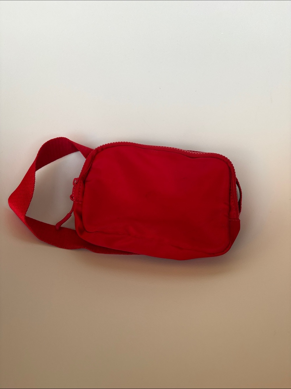 Maurices Bright Red Zip Crossbody Pouch